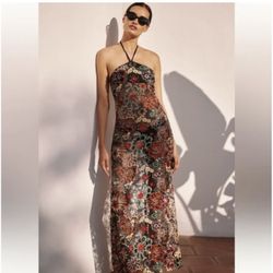 Agua bendita Floral Dress 