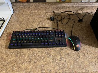 Red Dragon Gaming Mouse And Keyboard