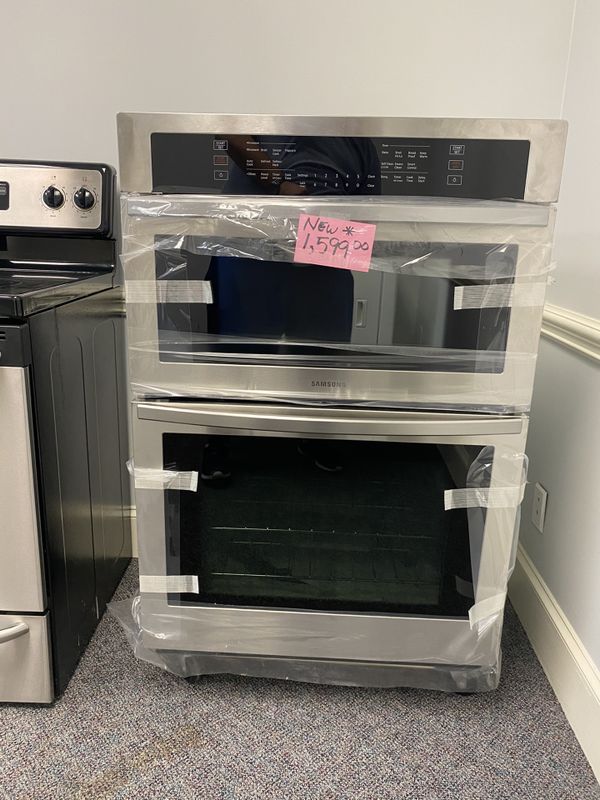 How To Make Instant Cash BRAND NEW 30” SAMSUNG SS CONVECTION MICROWAVE/OVEN COMBO WALL UNIT