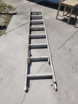 Aluminum ladder two lengths