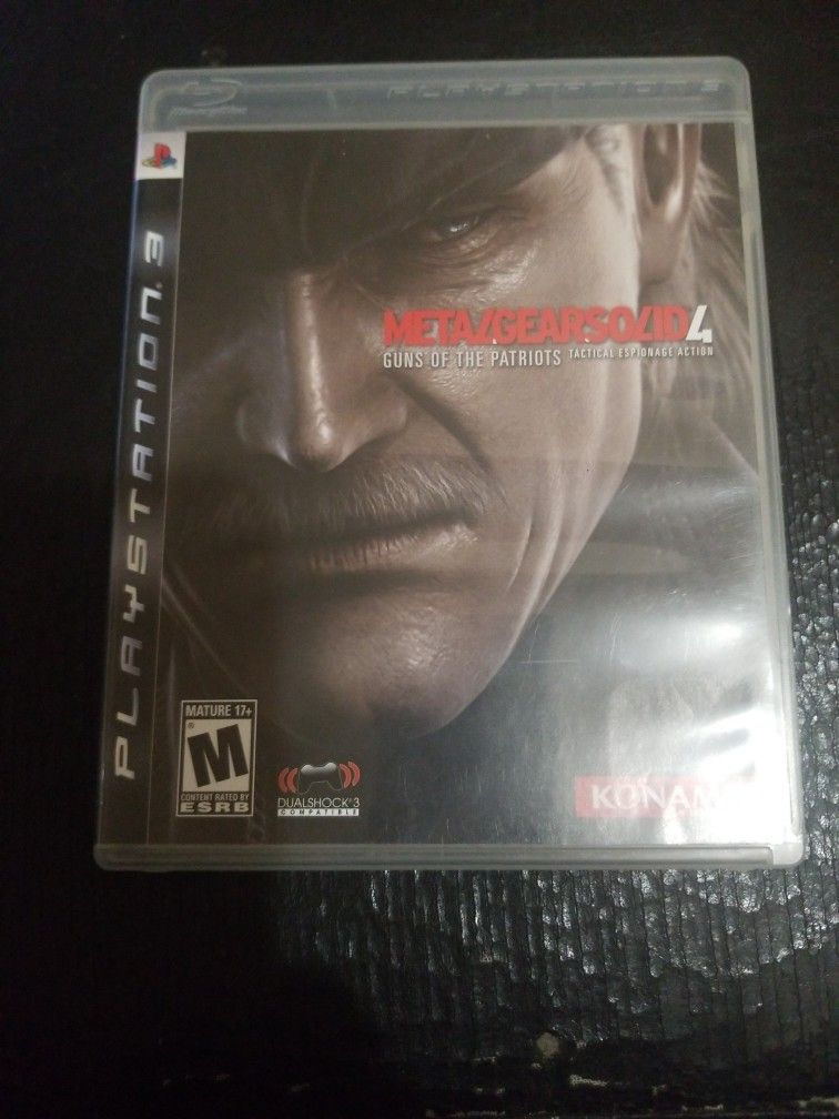 Metal Gear Solid 4 PS3 Video Game