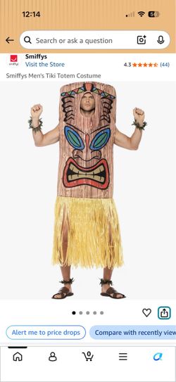 Smiffys Men's Tiki Totem Costume