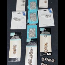 250+ NEW Jewelry Making Bundle  Rondelle Beads, Spacers, & More NWT Arts & Crafts For It Yourself Projects