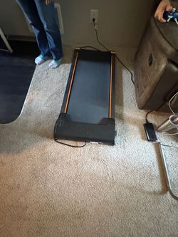 Compact Under-Desk Treadmill for Home Fitness