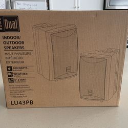 Dual Indoor Outdoor Speakers New
