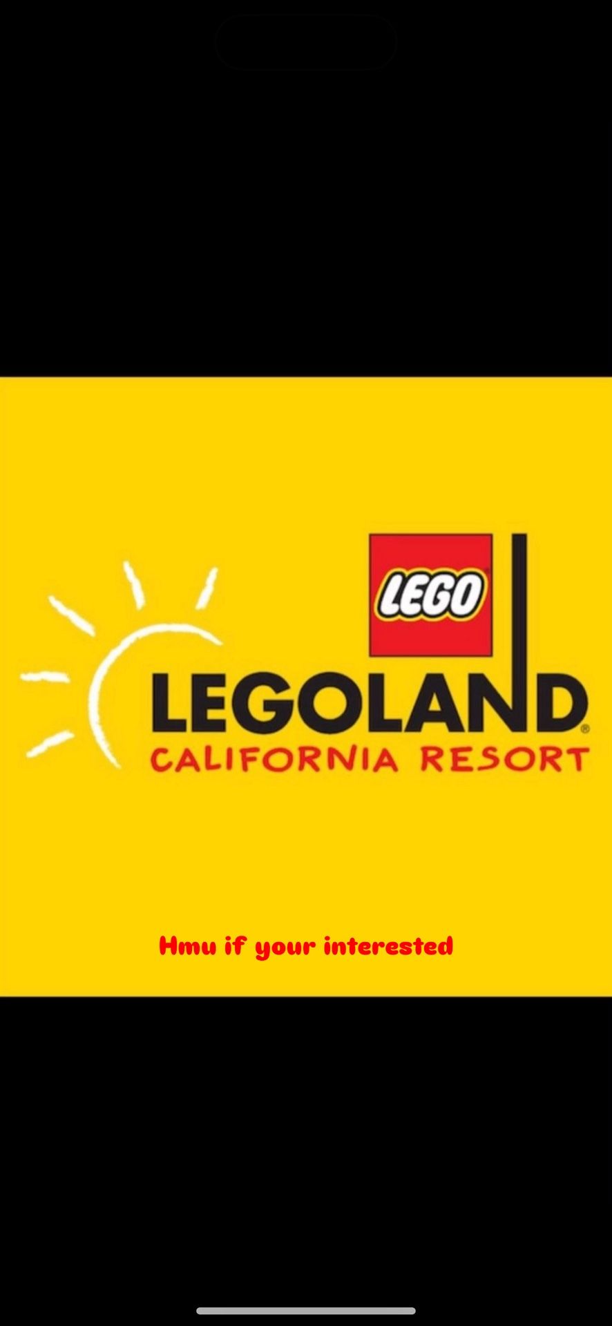 4 Legoland/ Water park Tickets Expires 12/27/2025