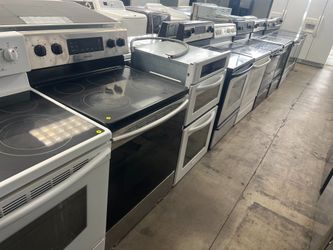 2 stores  - used stoves wall ovens / free delivery -120 day warranty 