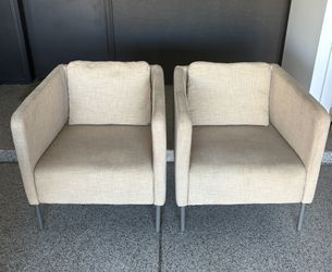 Ikea EKERÖ Armchair Set of 2. Tan Color. Great condition!