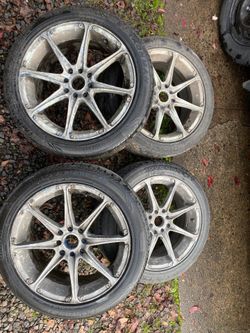 Tires and wheels