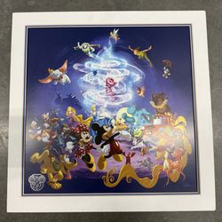 Disney Store 25th Anniversary Lithograph 