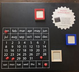Bulletin board calendar