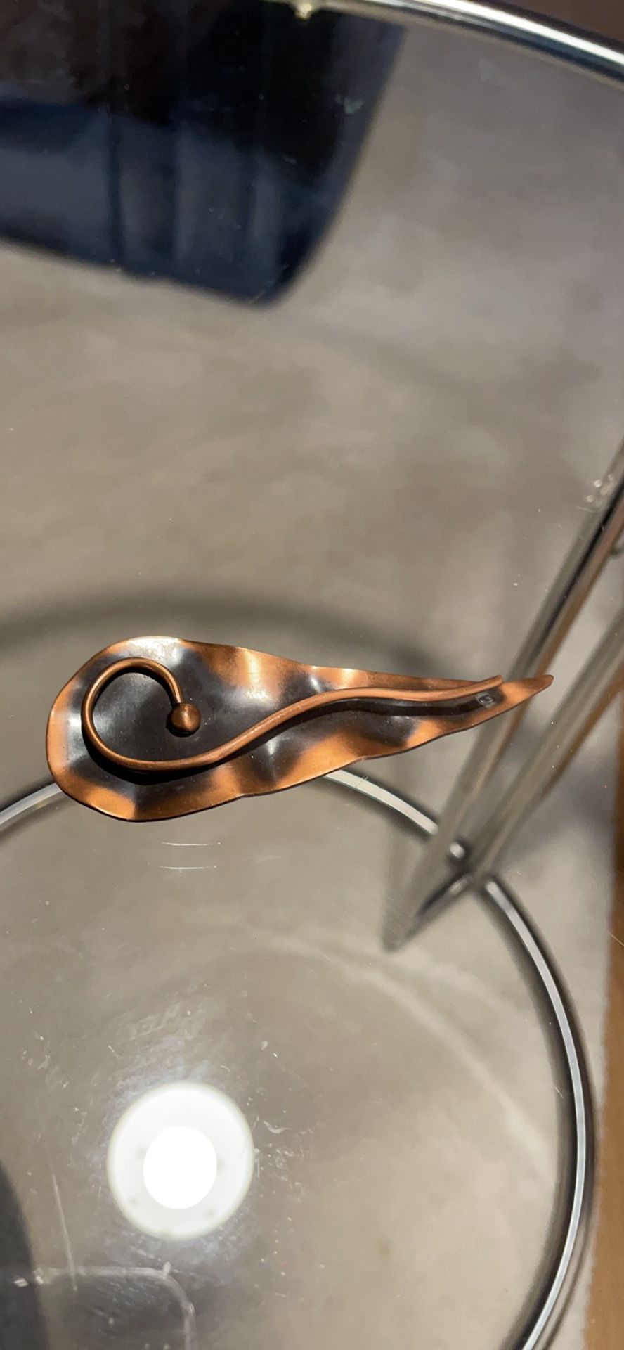 Genuine cooper brooch pin