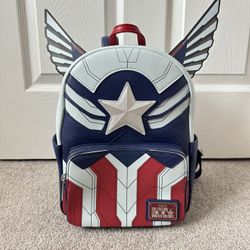 Captain America Marvel The Falcon & Winter Solider Loungefly Backpak