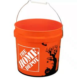 Home Depot Halloween buckets