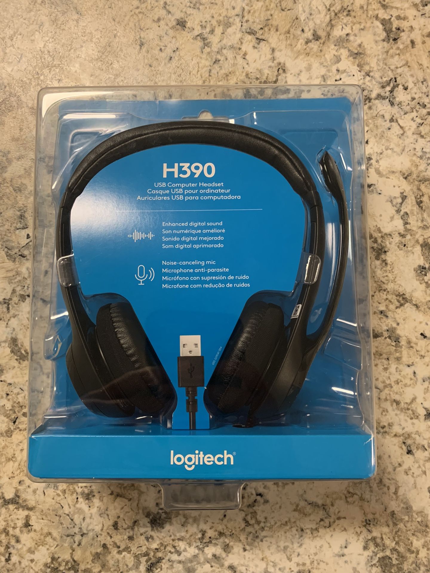 Logitech Headphones With Mic (BRAND NEW)