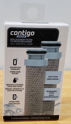 Contigo Replacement Filter for Wells Water Bottles, 2-Pack  Filter Model 1217724