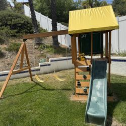 Wood Swing Set