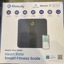 Etekcity FSA&HSA Eligible Smart Scale for Body Weight Fat, Digital Weighing Machine for Accurate BMI Muscle Mass Composition, Apple Health Compatible 
