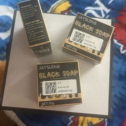 Black soap for gray hair