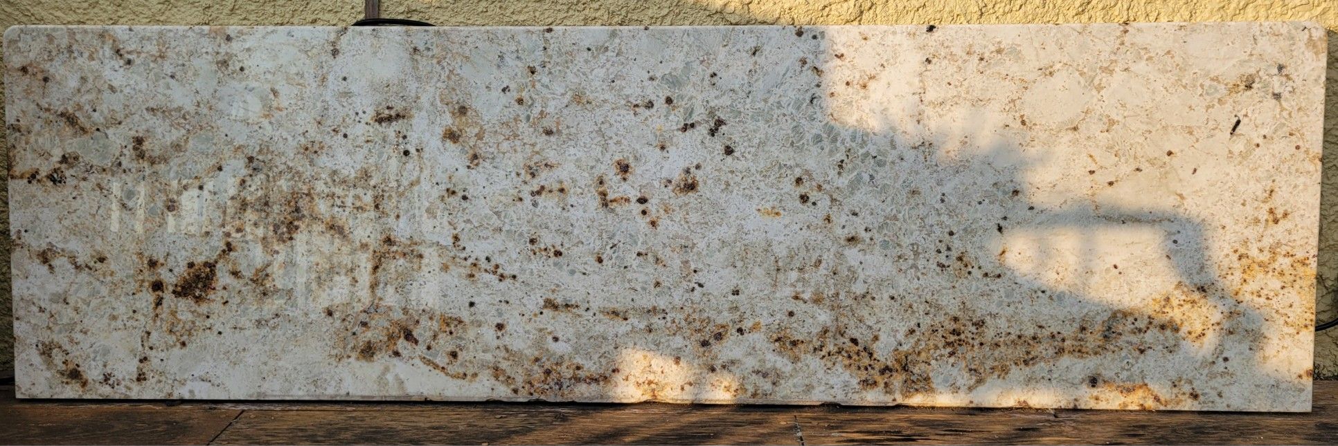Granite Countertop, Colonial Cream, Approx. 73.5"x21.5"x1.25"