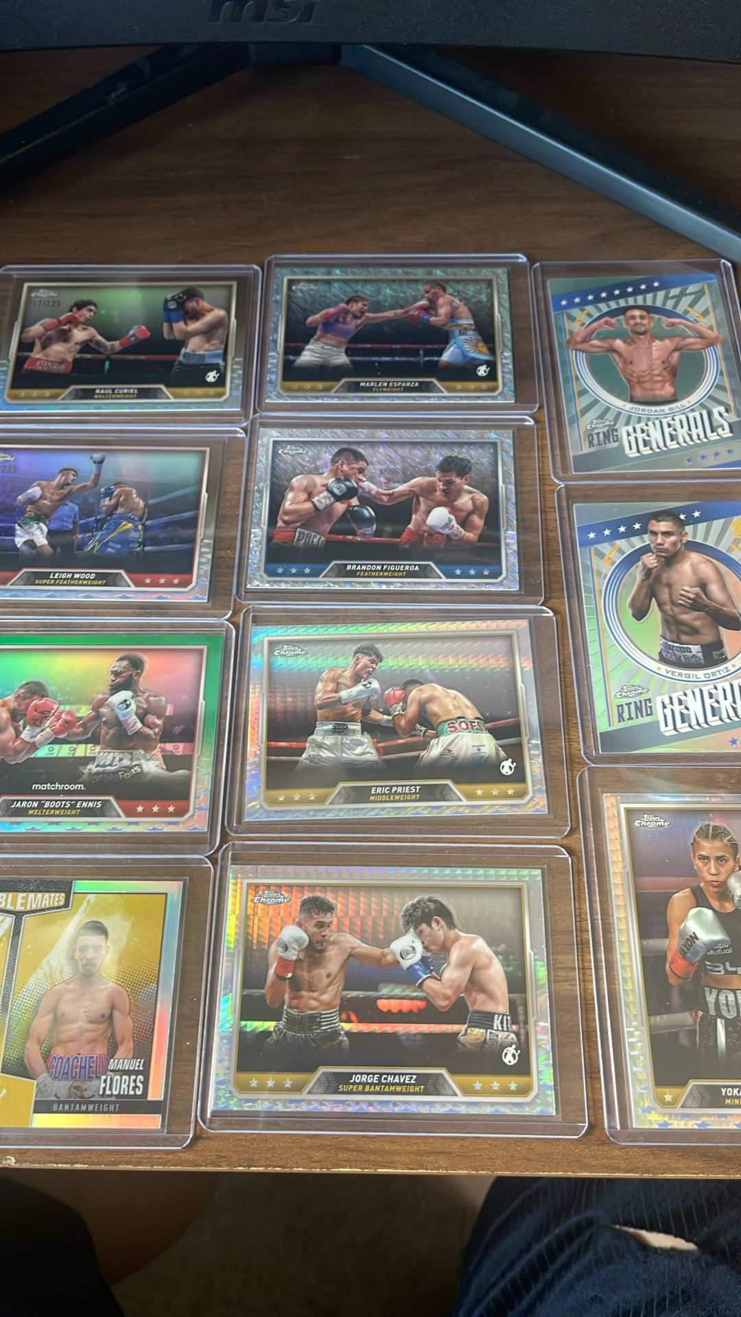 Topps chrome boxing 