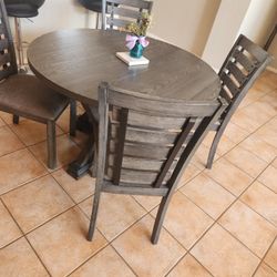 Kitchen table and four chairs