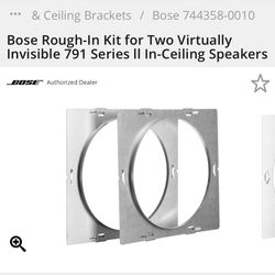 Bose Speaker Rough-in Kit (in Ceiling)  6 Total 