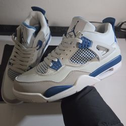 Jordan 4 Military Blue Size 10 Box + Receipt 