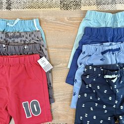 8 piece shorts new $20 for all size 4T