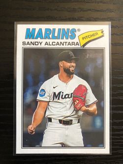 Sandy Alcantara 2026 Topps Heritage Base Card #76