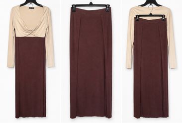 Two-Piece Maxi Skirt and Top Set