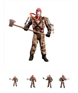 HOUSE OF 1000 CORPSES - RIPPIN' AXE PROFESSOR - 5" ACTION FIGURE