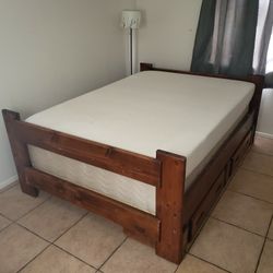 Full Size Bed & Frame Complete 