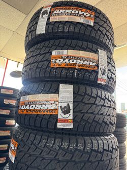 📲✅265/50/20 vendo set de llantas nuevas arroyo at