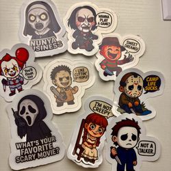 Halloween Stickers 9 Stickers