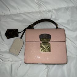 Pink Louis Vuitton Bag And Wallet