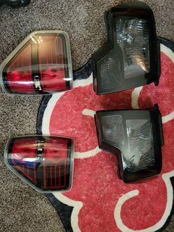 2013 f150 headlight assembly with tail lights smoke