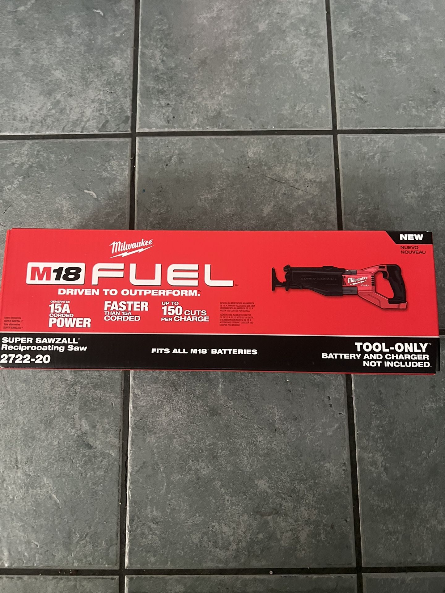 Milwaukee M18 FUEL SUPER SAWZALL 18V Reciprocating Saw - Red (2722-20)