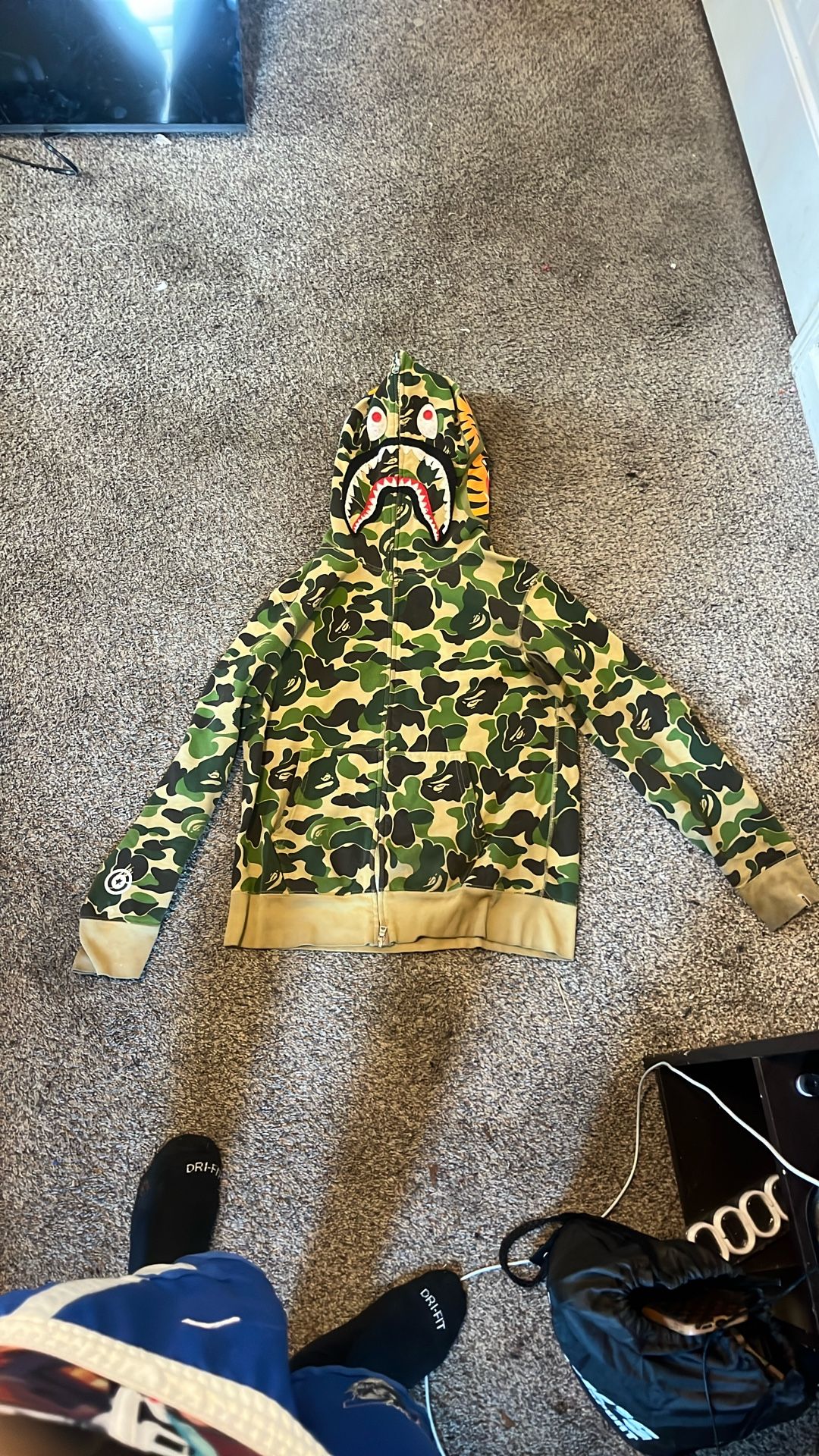 green bape hoodie