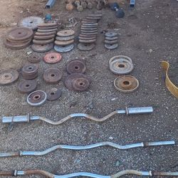 Lots Of Weights And Bars