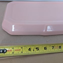 VINTAGE PINK TOILET TANK LID ELJER 5140 ORIGINAL 1960's SALVAGE OLD MADE IN USA
