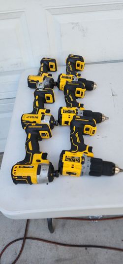 Dewalt Drills $145 for each pair One XR IMPACT DRILL ONE HAMMER DRILL $145""no Batterie No Charger ""I have batterie so we can test it before you p