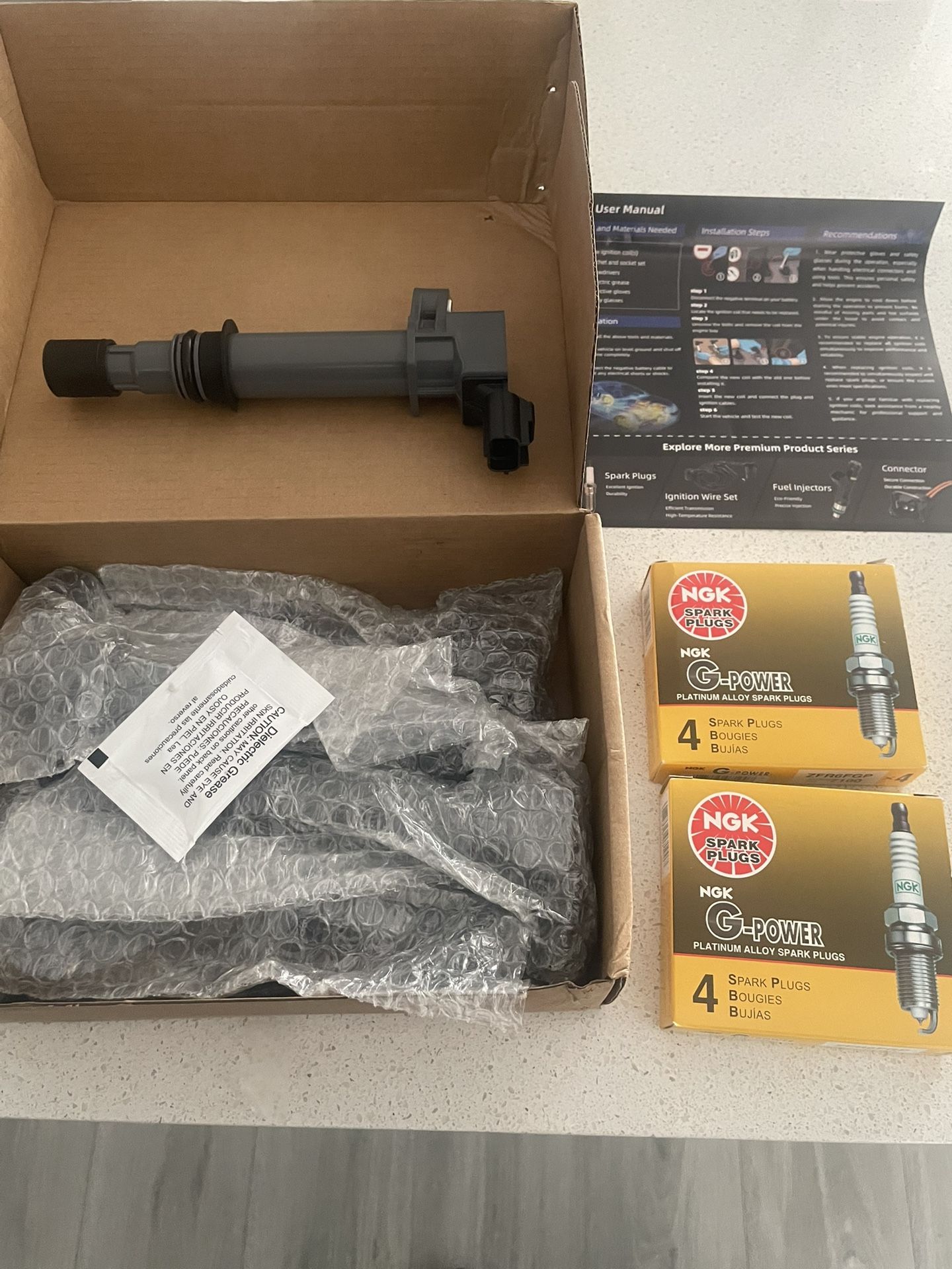 Spark Plugs And Coils Pack