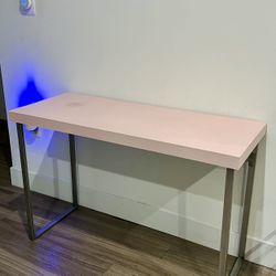 Hand painted Pink Console Table