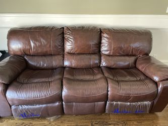 Leather sofa