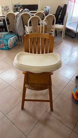 Eddie Bauer wooden high chair