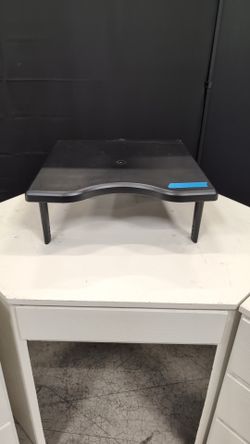 CNP Black Portable Laptop Table with Curved Front