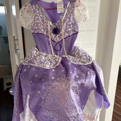 Musical Disney Princess Dress Sofia 1st Kids Play