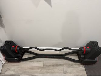 BowFlex SelectTech 2080 Adjustable Barbell with Curl Bar