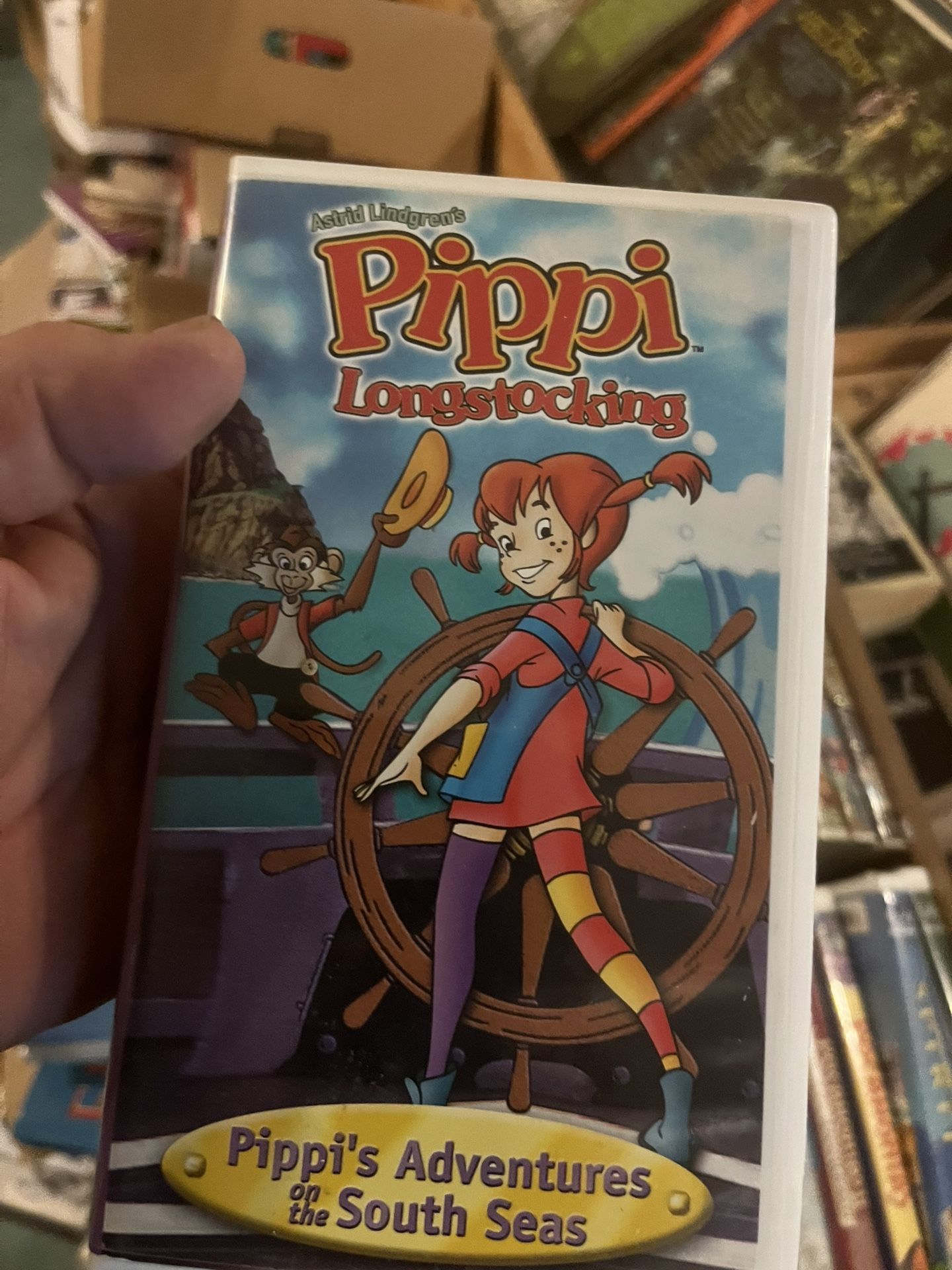 Astrid Lindgren’s Pippi Longstocking Vhs Tape